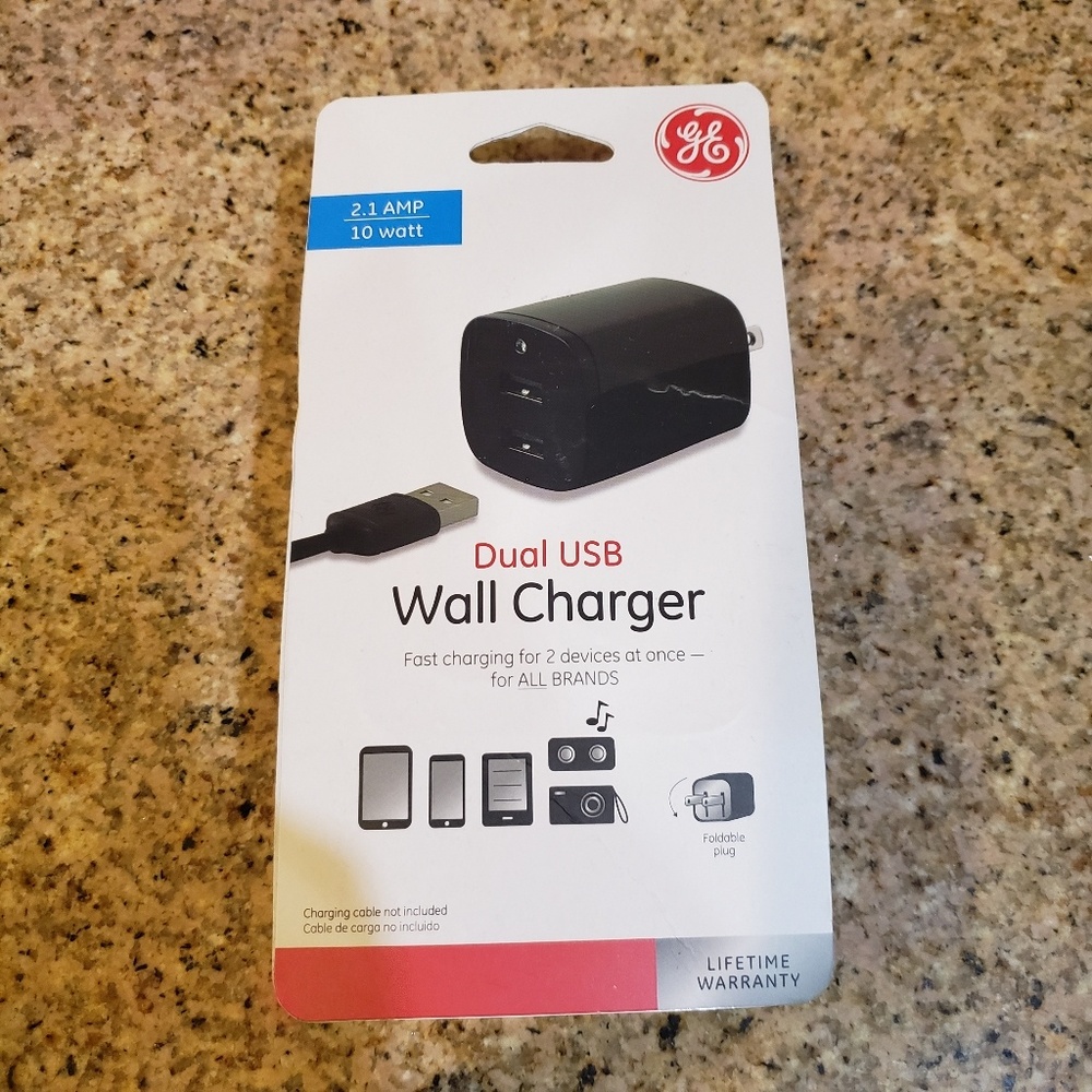 GE USB Wall charger 2.1 amp